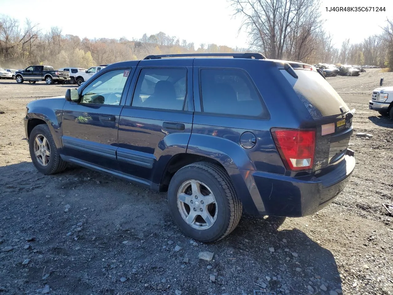 2005 Jeep Grand Cherokee Laredo VIN: 1J4GR48K35C671244 Lot: 80617564