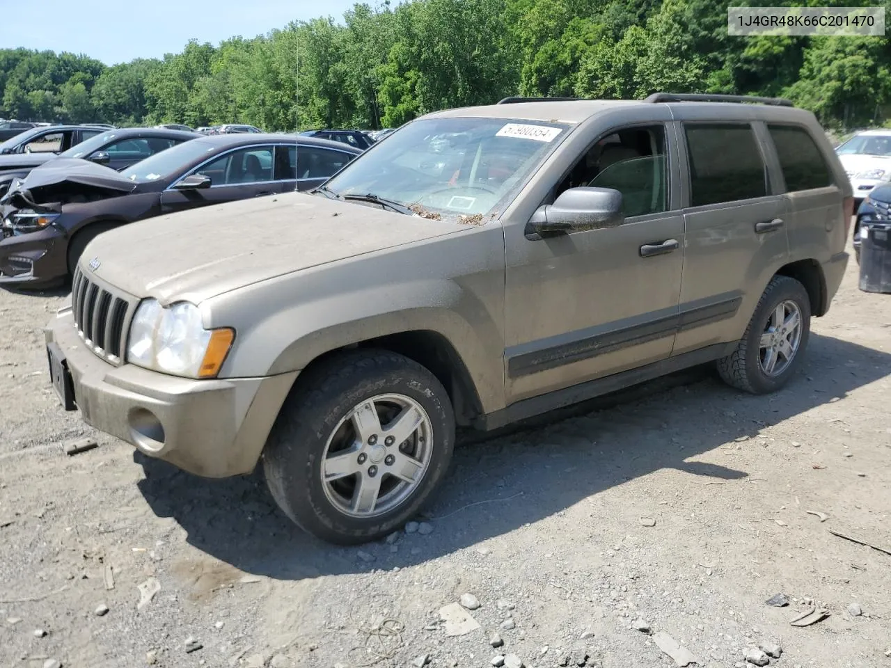 2006 Jeep Grand Cherokee Laredo VIN: 1J4GR48K66C201470 Lot: 57980354