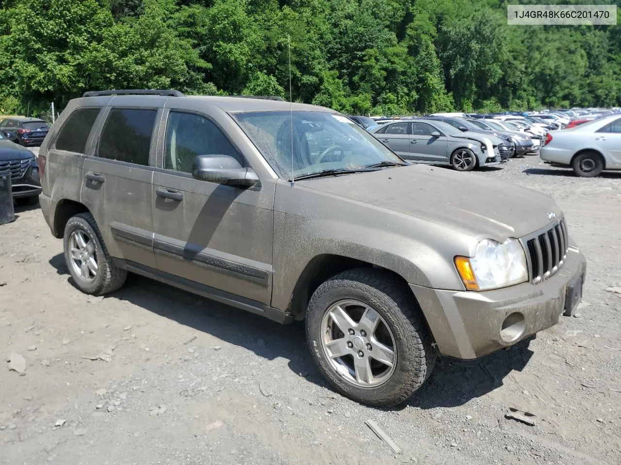 2006 Jeep Grand Cherokee Laredo VIN: 1J4GR48K66C201470 Lot: 57980354