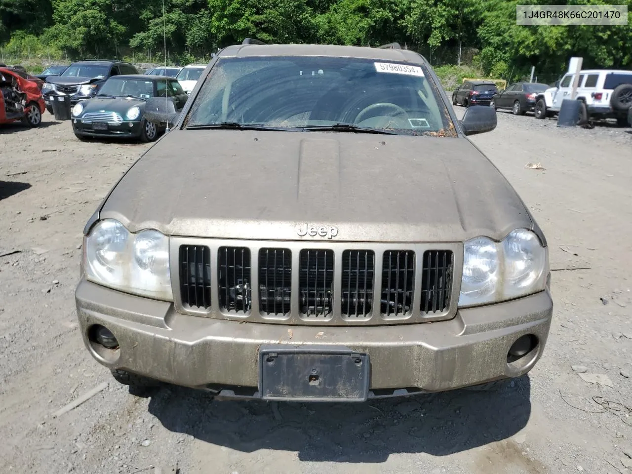 2006 Jeep Grand Cherokee Laredo VIN: 1J4GR48K66C201470 Lot: 57980354