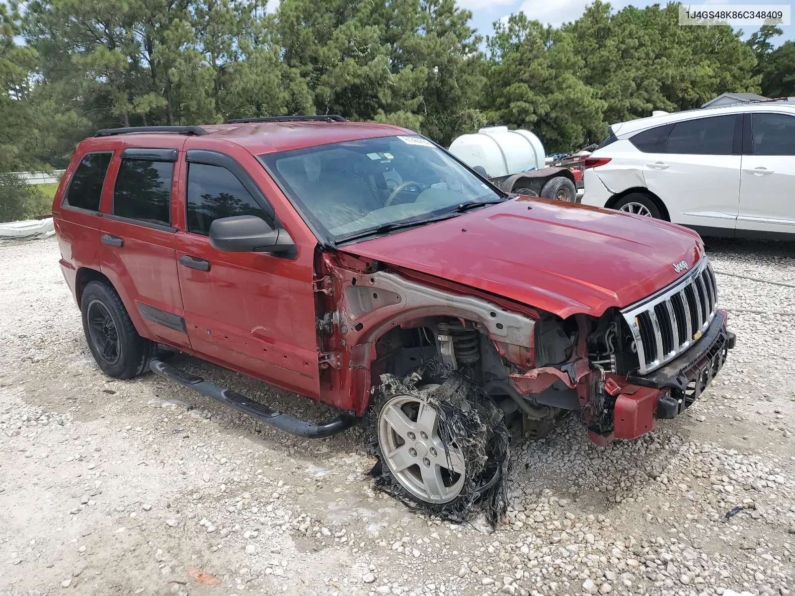 2006 Jeep Grand Cherokee Laredo VIN: 1J4GS48K86C348409 Lot: 61384294