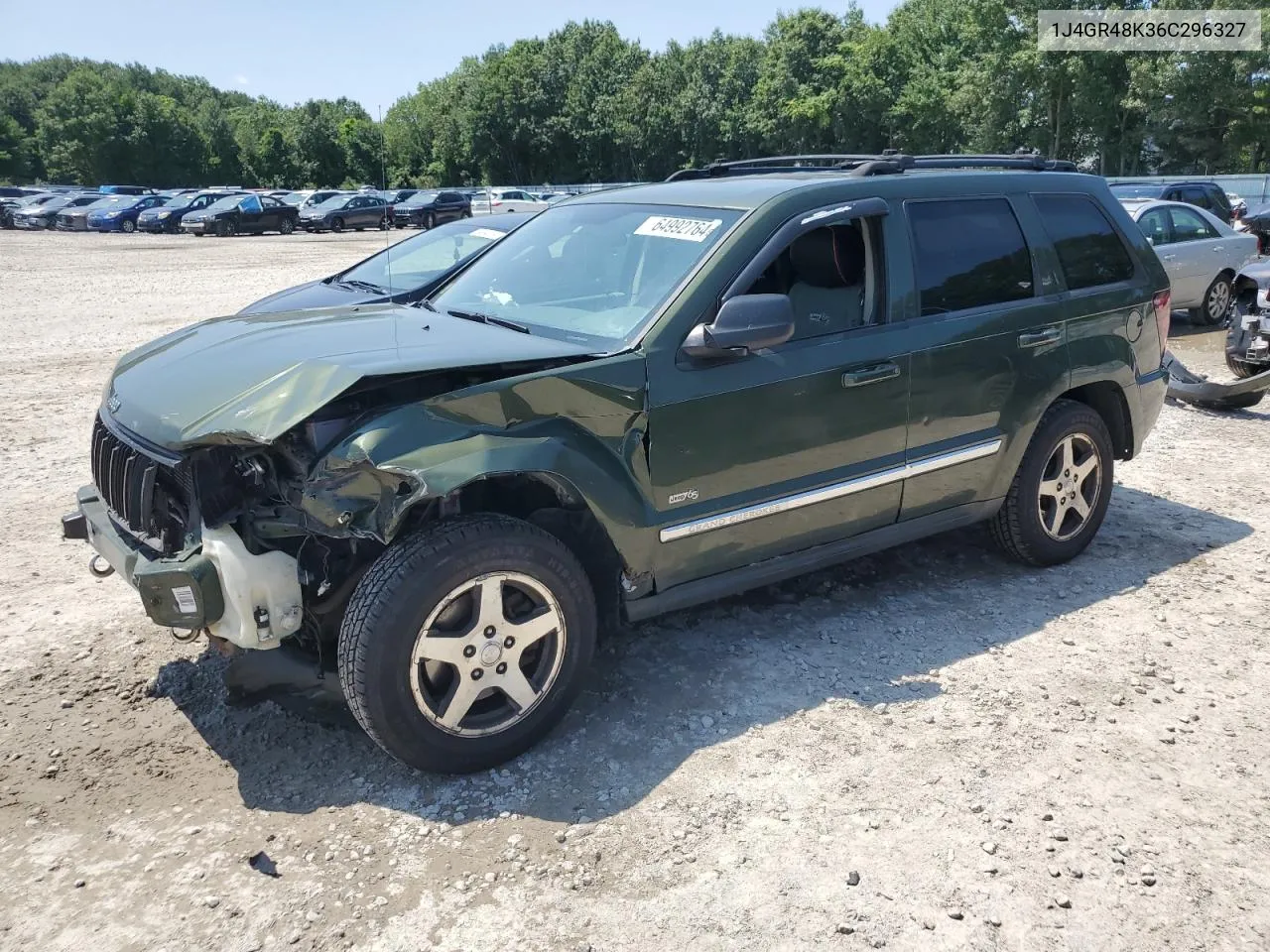 2006 Jeep Grand Cherokee Laredo VIN: 1J4GR48K36C296327 Lot: 64992764