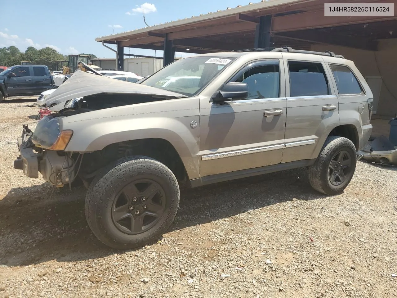 2006 Jeep Grand Cherokee Limited VIN: 1J4HR58226C116524 Lot: 68850404