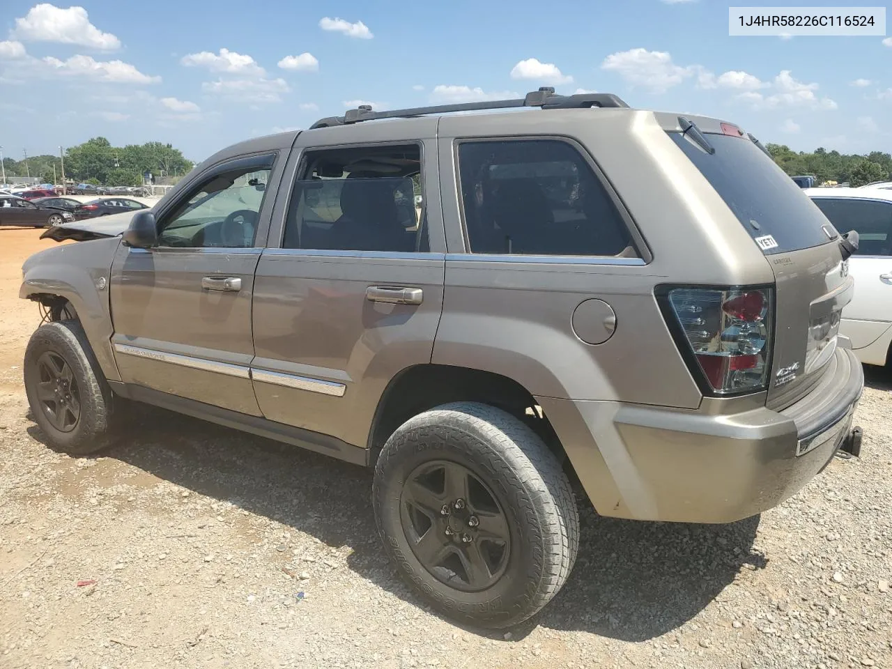 2006 Jeep Grand Cherokee Limited VIN: 1J4HR58226C116524 Lot: 68850404