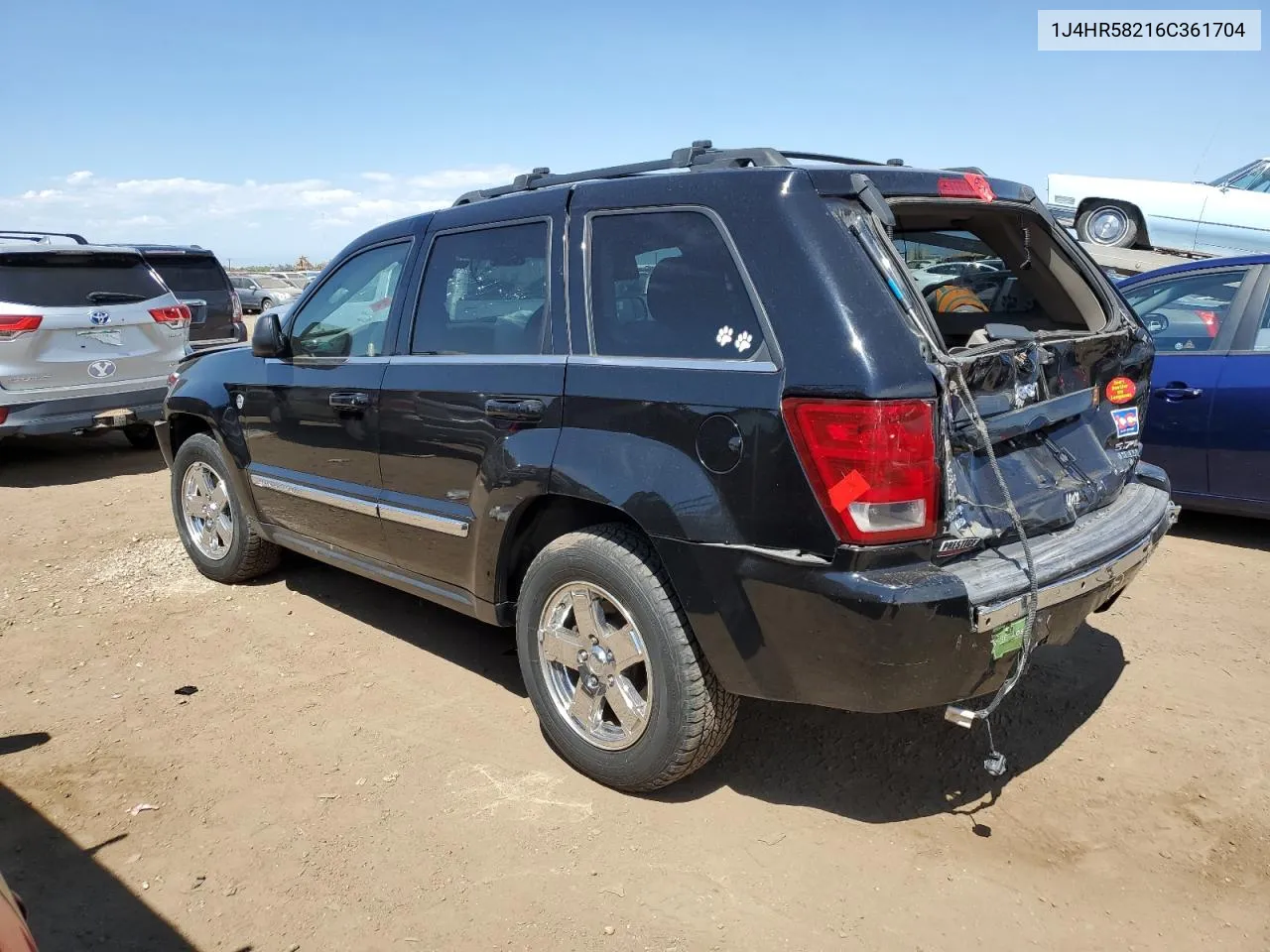 2006 Jeep Grand Cherokee Limited VIN: 1J4HR58216C361704 Lot: 69713044