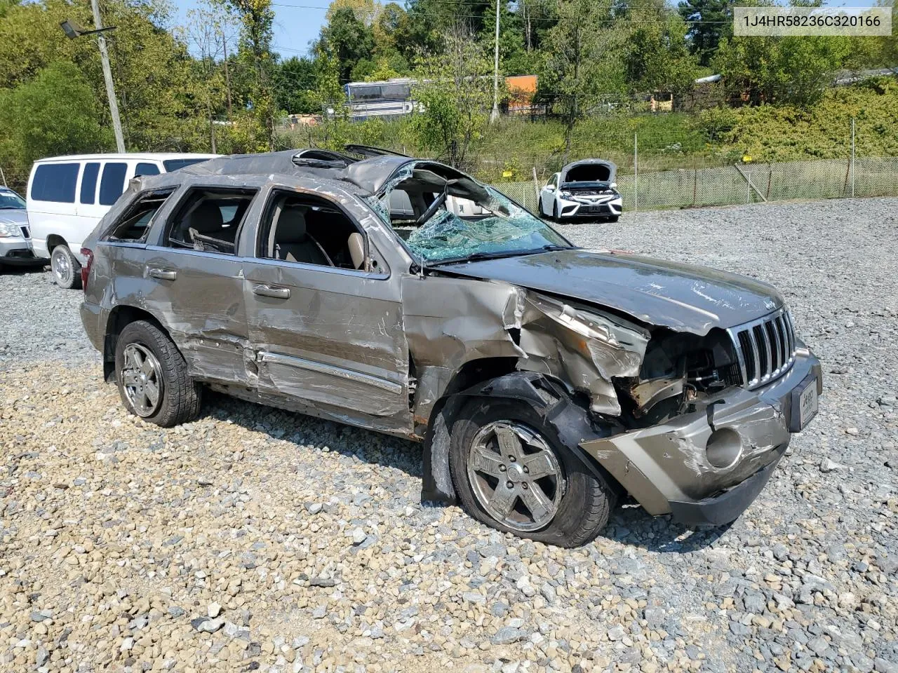 2006 Jeep Grand Cherokee Limited VIN: 1J4HR58236C320166 Lot: 69959324