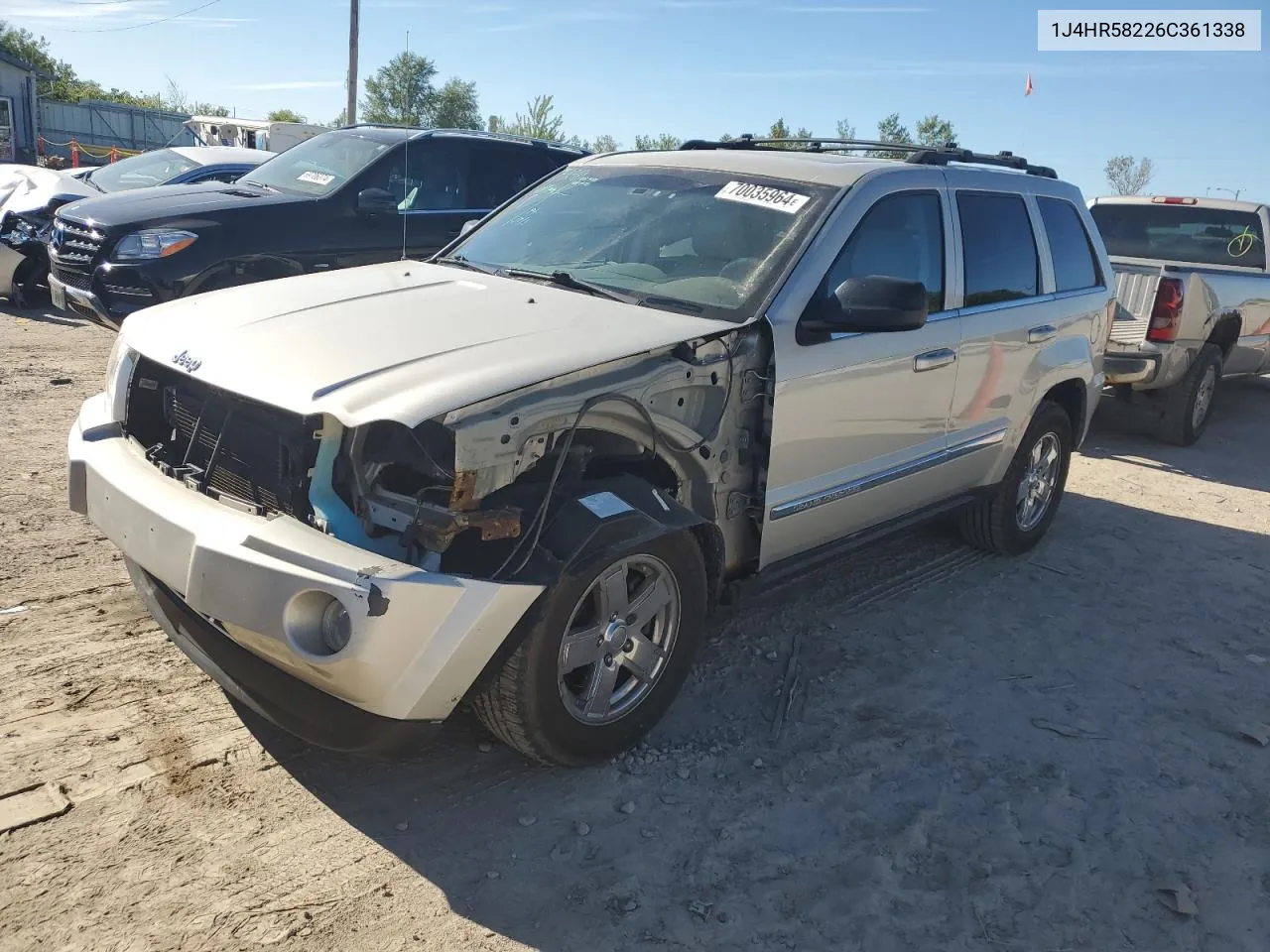 2006 Jeep Grand Cherokee Limited VIN: 1J4HR58226C361338 Lot: 70035964