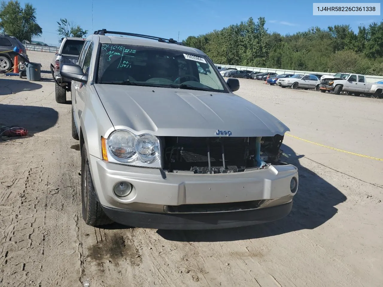 2006 Jeep Grand Cherokee Limited VIN: 1J4HR58226C361338 Lot: 70035964