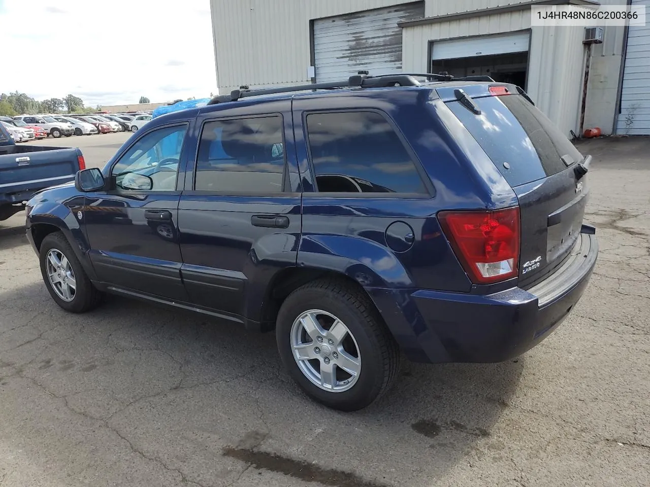 2006 Jeep Grand Cherokee Laredo VIN: 1J4HR48N86C200366 Lot: 70086634