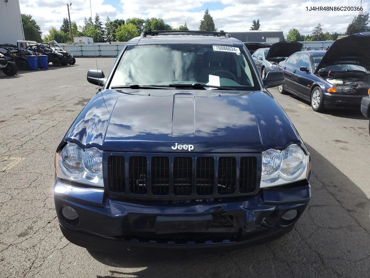 2006 Jeep Grand Cherokee Laredo VIN: 1J4HR48N86C200366 Lot: 70086634