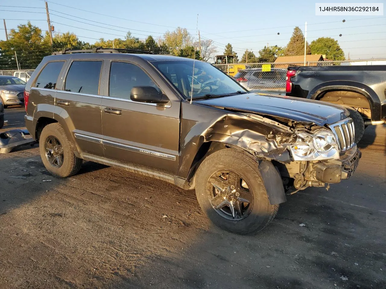 2006 Jeep Grand Cherokee Limited VIN: 1J4HR58N36C292184 Lot: 70602504