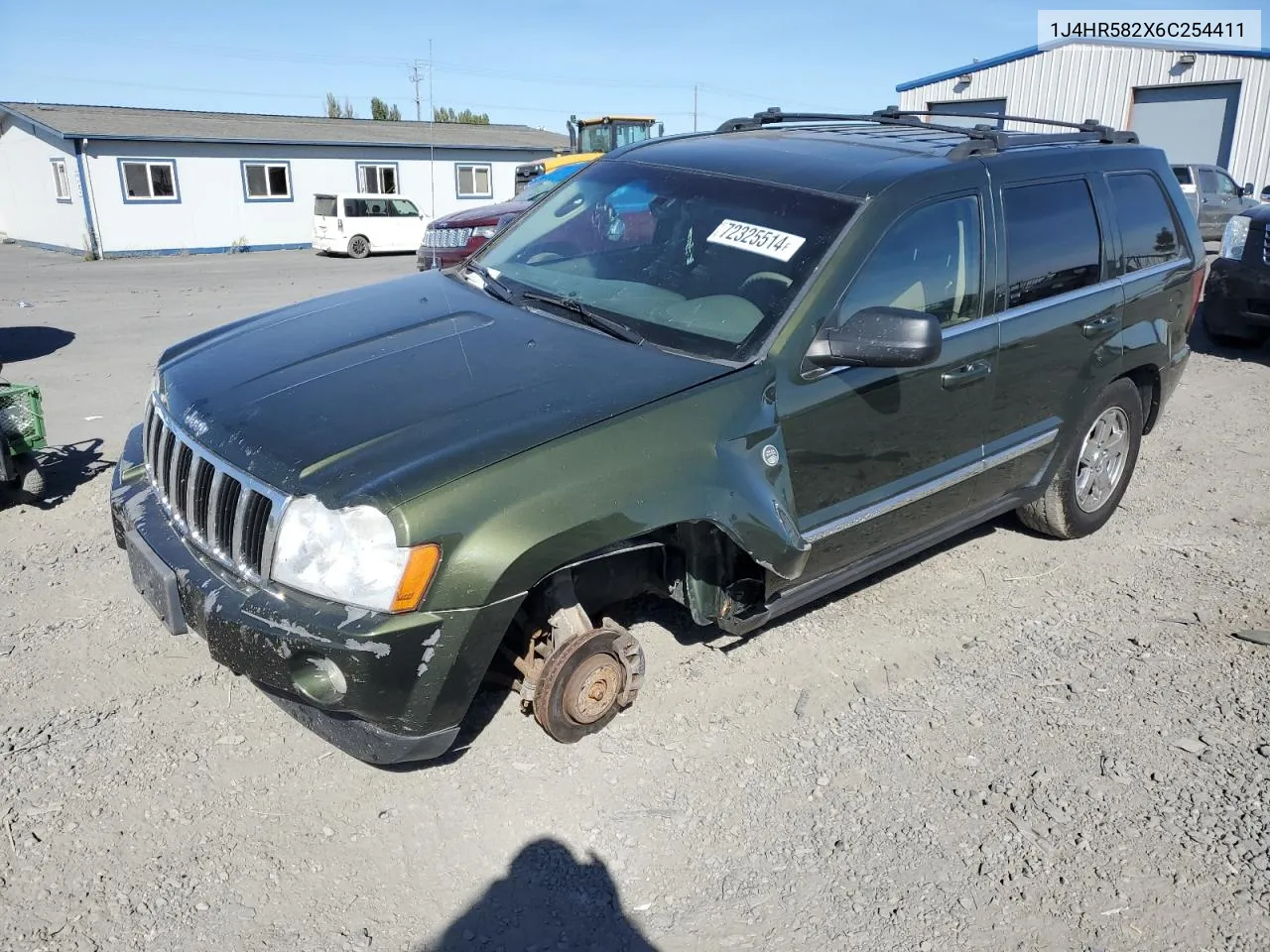 1J4HR582X6C254411 2006 Jeep Grand Cherokee Limited