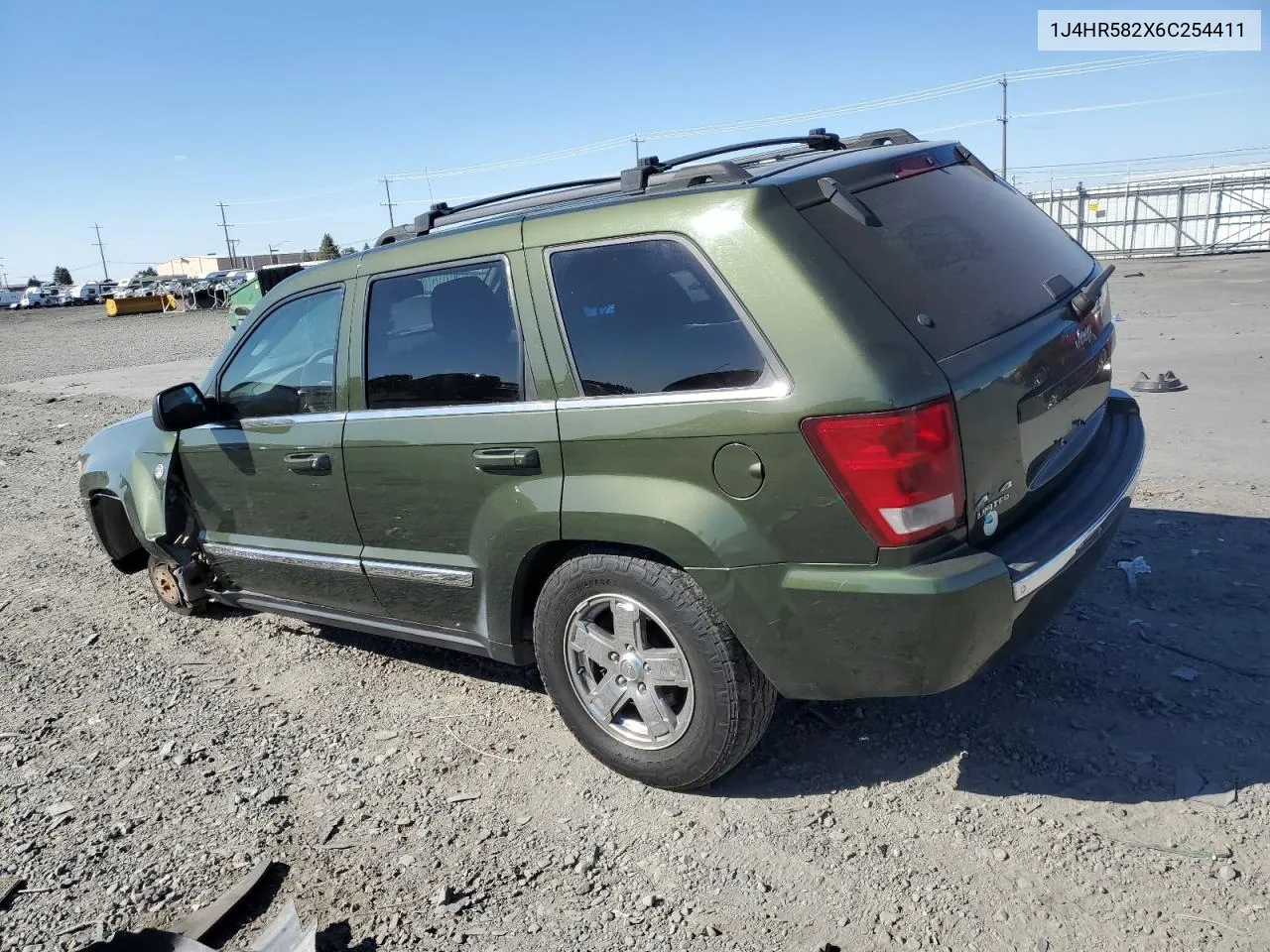 2006 Jeep Grand Cherokee Limited VIN: 1J4HR582X6C254411 Lot: 72325514