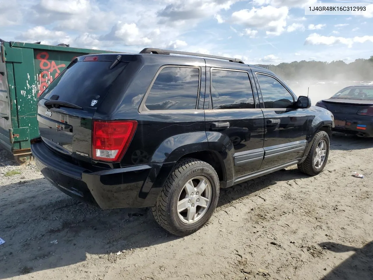 2006 Jeep Grand Cherokee Laredo VIN: 1J4GR48K16C312993 Lot: 72368154