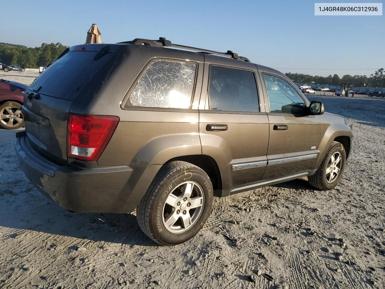 2006 Jeep Grand Cherokee Laredo VIN: 1J4GR48K06C312936 Lot: 72480084