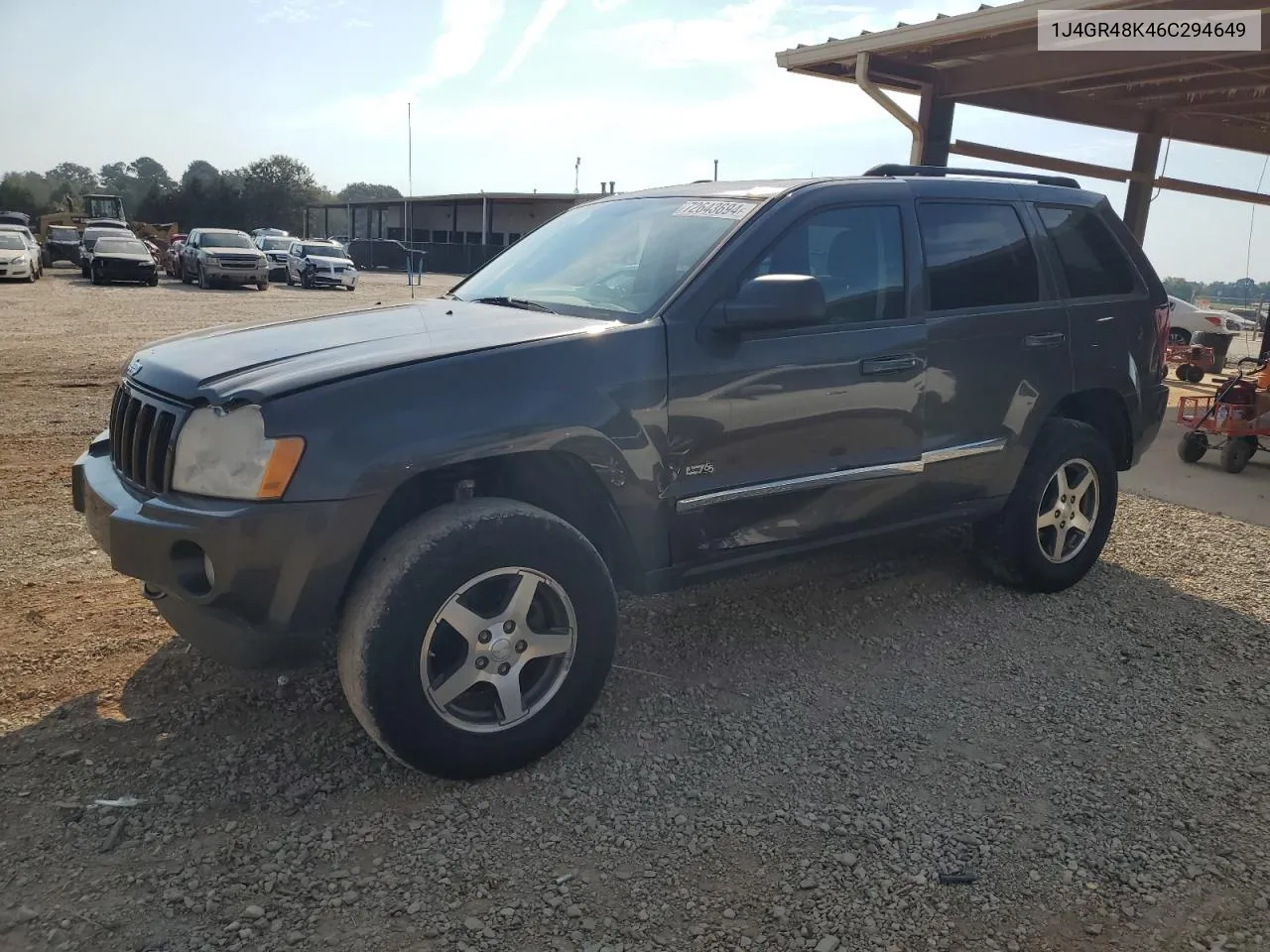 2006 Jeep Grand Cherokee Laredo VIN: 1J4GR48K46C294649 Lot: 72643694