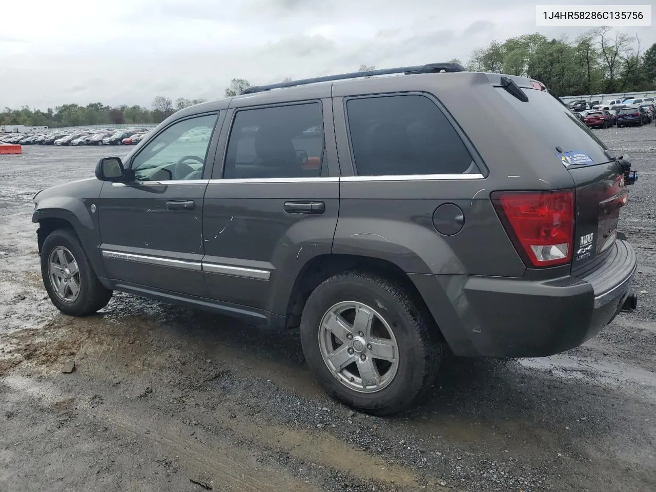 2006 Jeep Grand Cherokee Limited VIN: 1J4HR58286C135756 Lot: 73304794