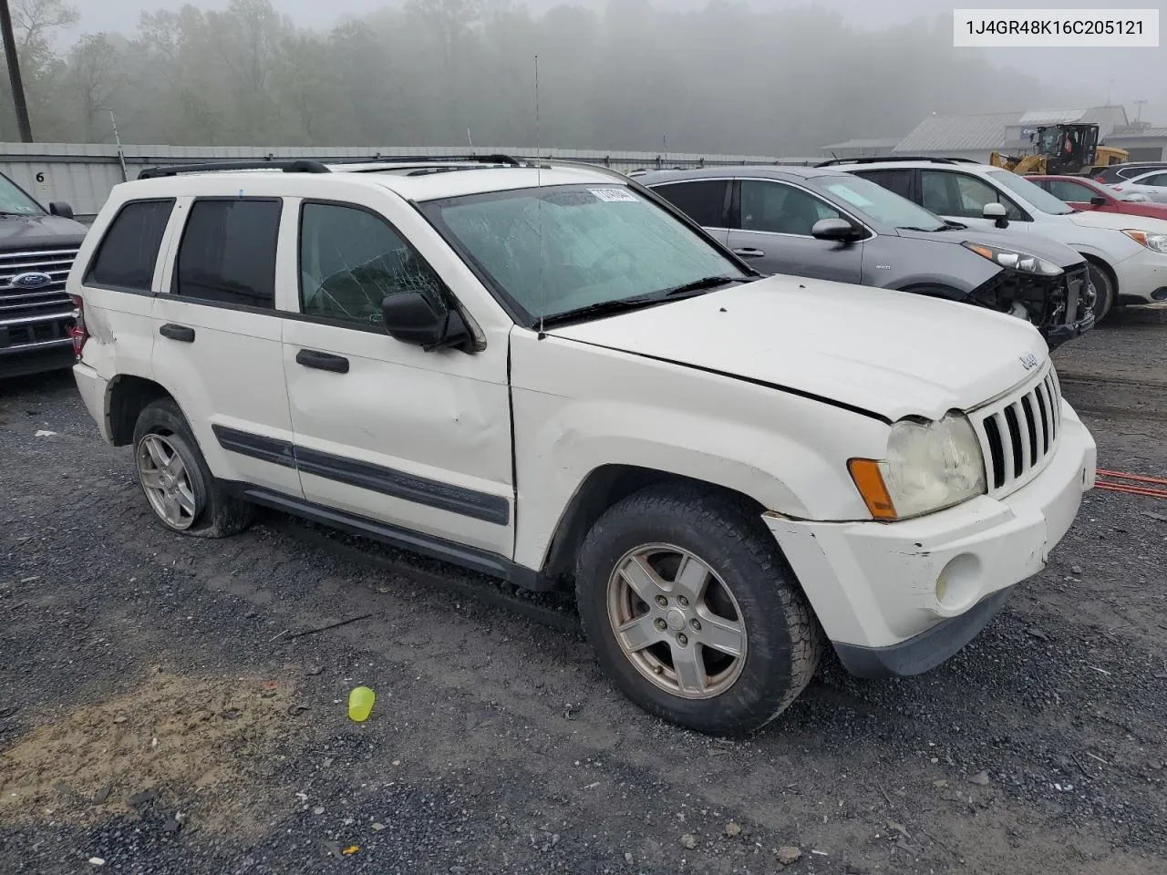 2006 Jeep Grand Cherokee Laredo VIN: 1J4GR48K16C205121 Lot: 73747044