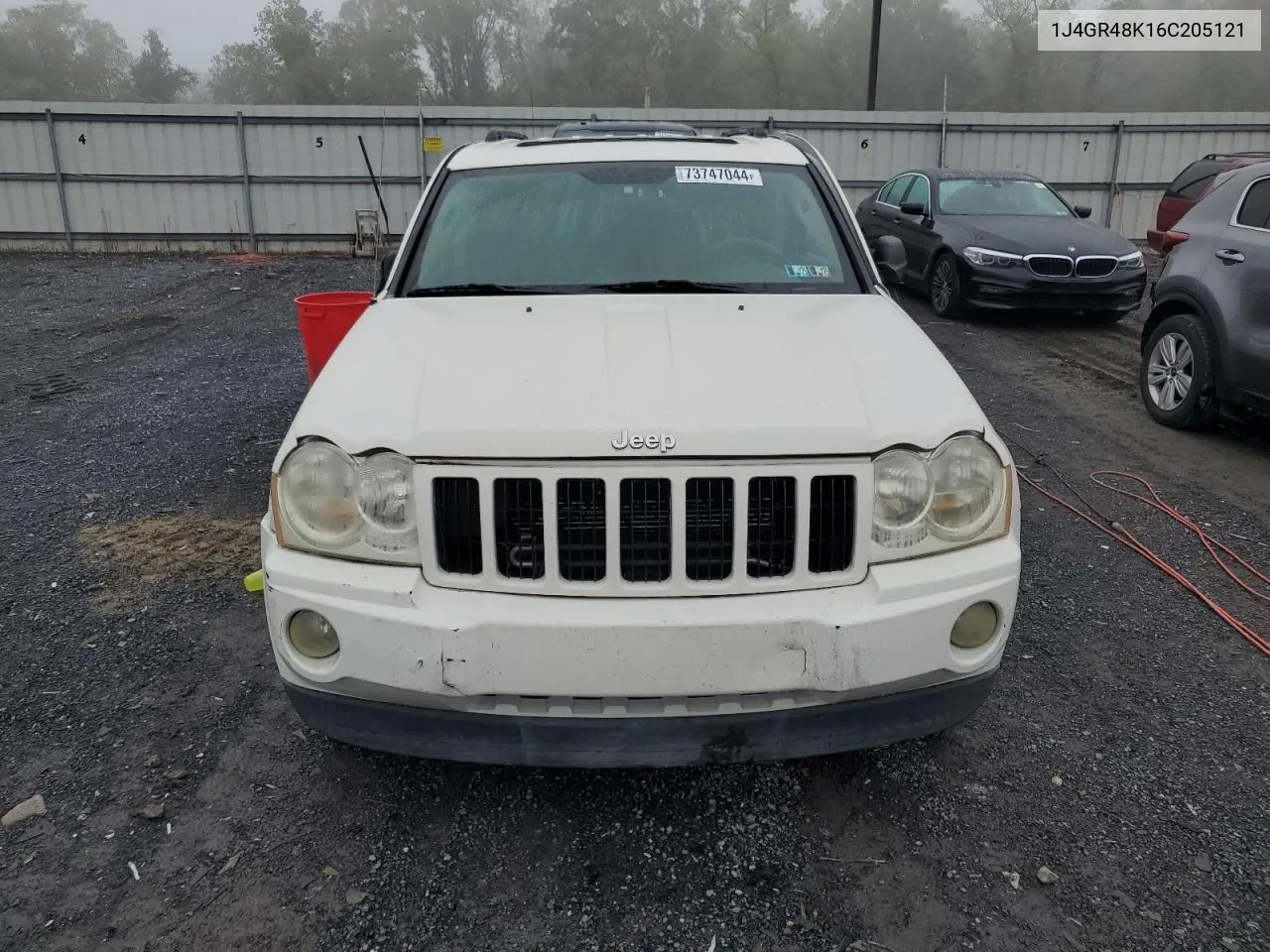 2006 Jeep Grand Cherokee Laredo VIN: 1J4GR48K16C205121 Lot: 73747044