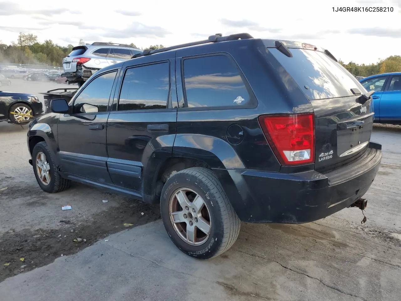 2006 Jeep Grand Cherokee Laredo VIN: 1J4GR48K16C258210 Lot: 75360344