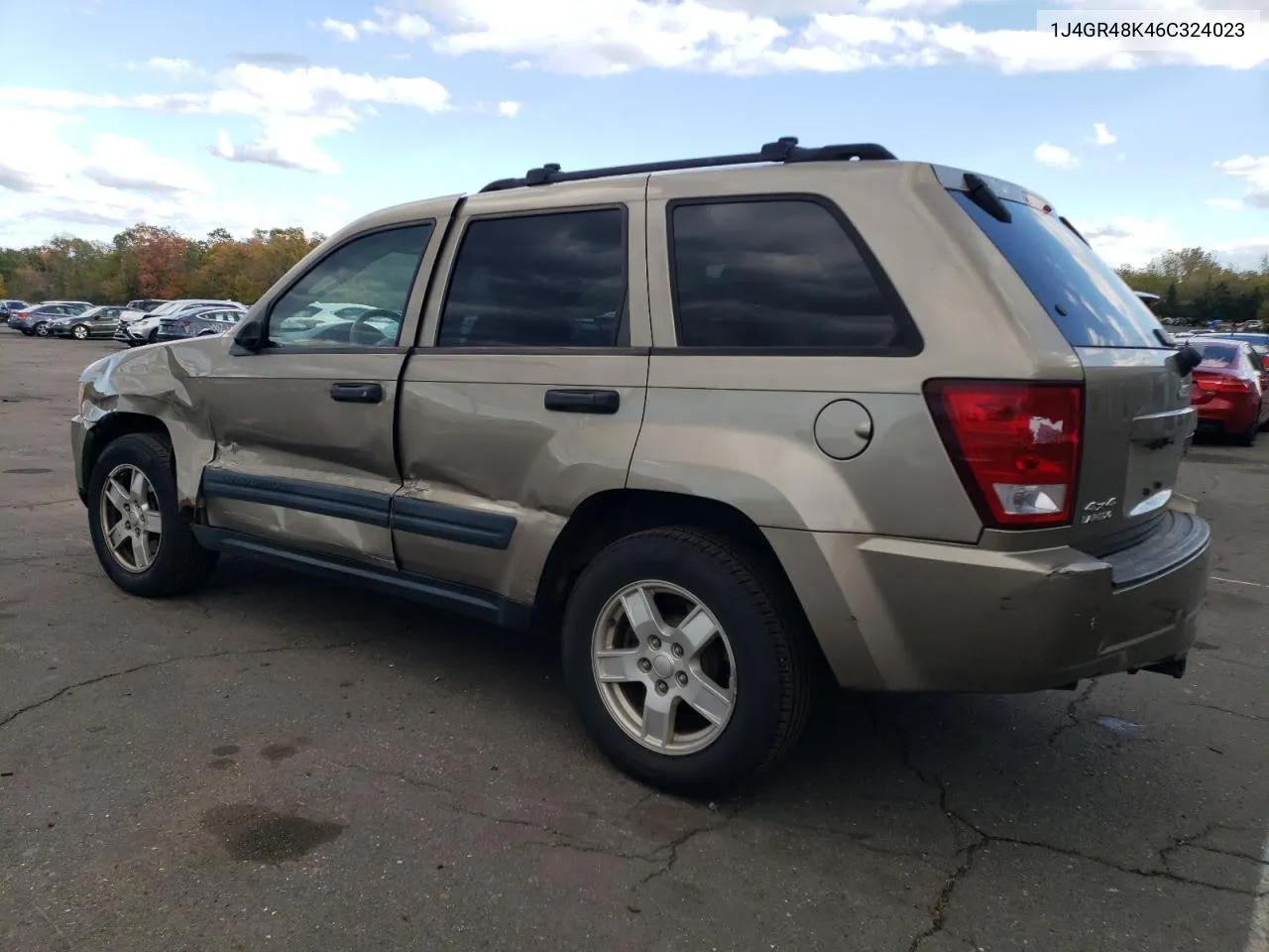 2006 Jeep Grand Cherokee Laredo VIN: 1J4GR48K46C324023 Lot: 75524594