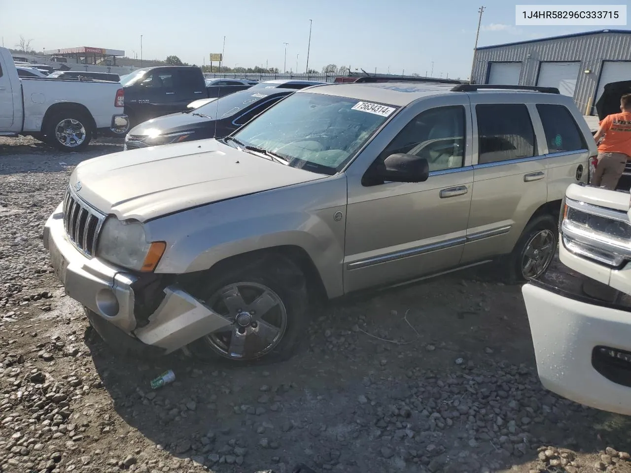 2006 Jeep Grand Cherokee Limited VIN: 1J4HR58296C333715 Lot: 75634314