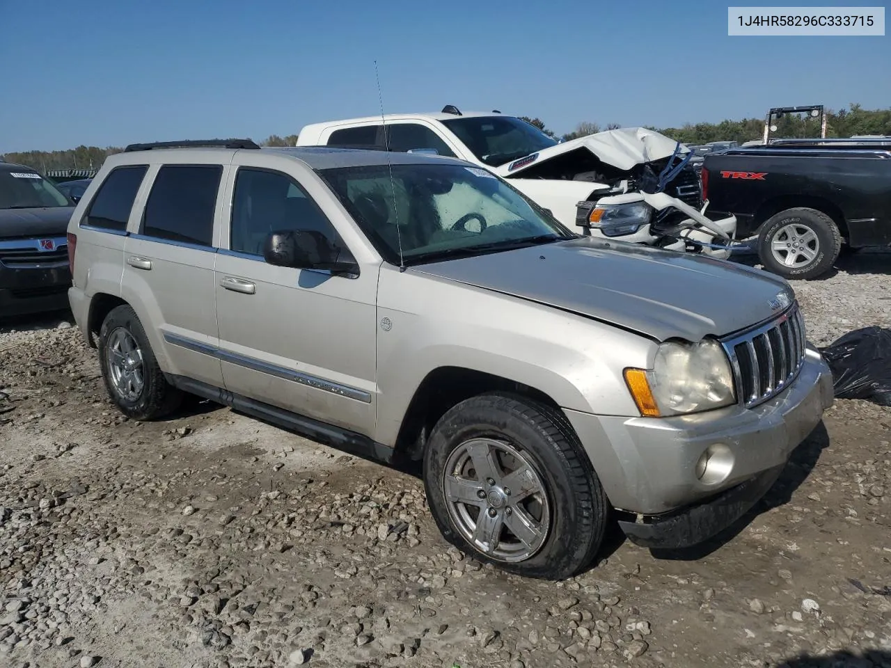 2006 Jeep Grand Cherokee Limited VIN: 1J4HR58296C333715 Lot: 75634314