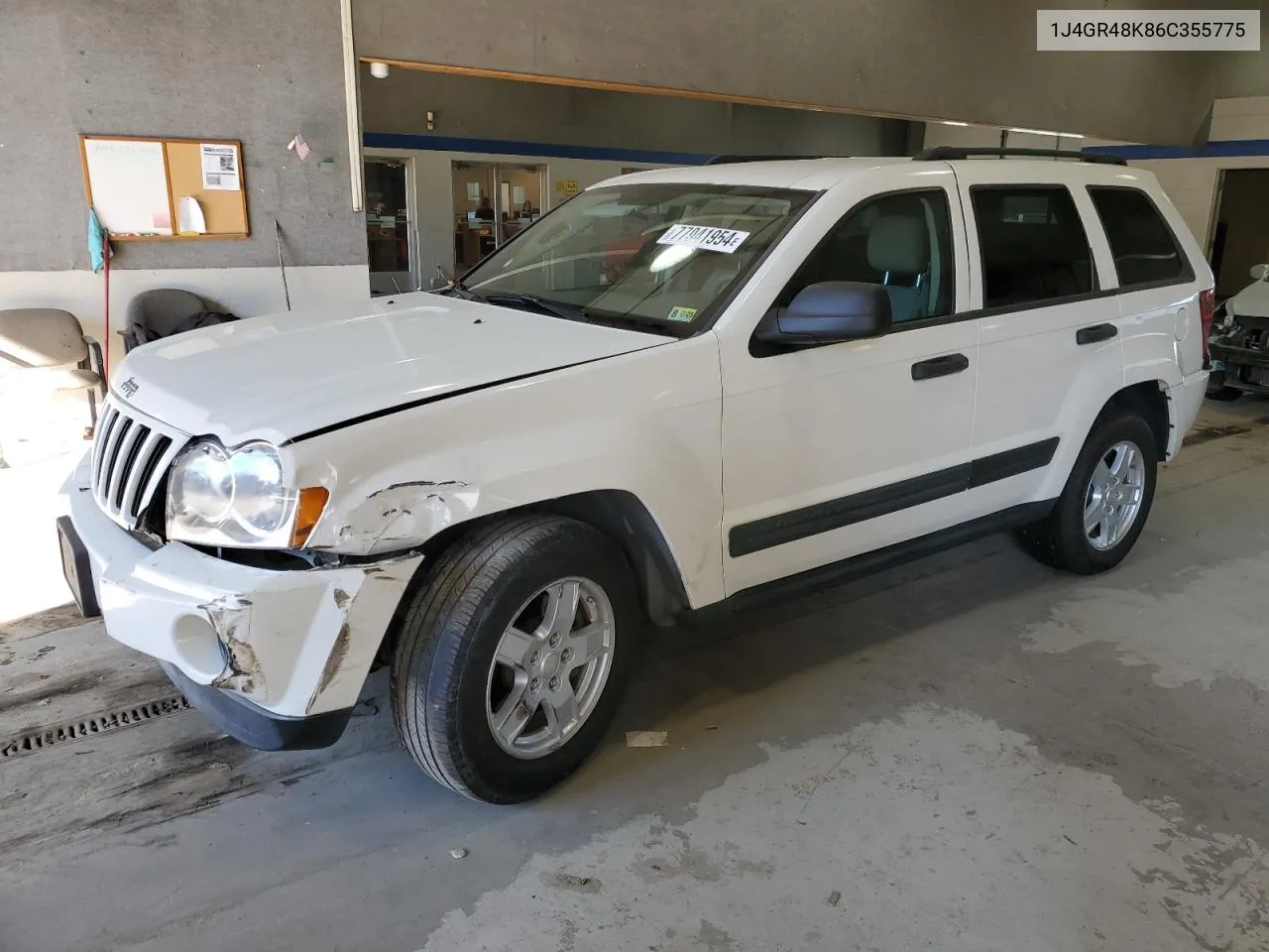 2006 Jeep Grand Cherokee Laredo VIN: 1J4GR48K86C355775 Lot: 77941954