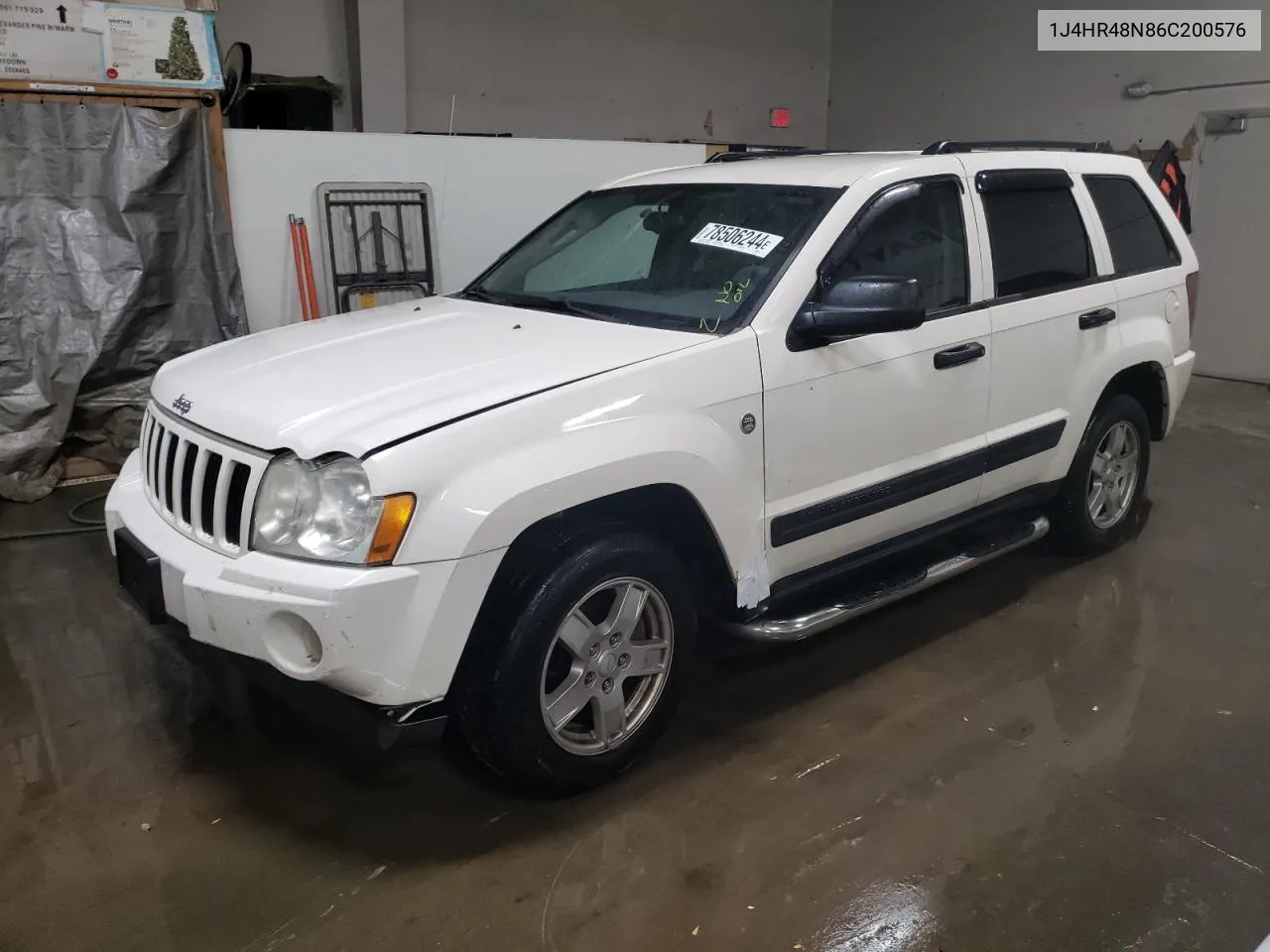 2006 Jeep Grand Cherokee Laredo VIN: 1J4HR48N86C200576 Lot: 78506244