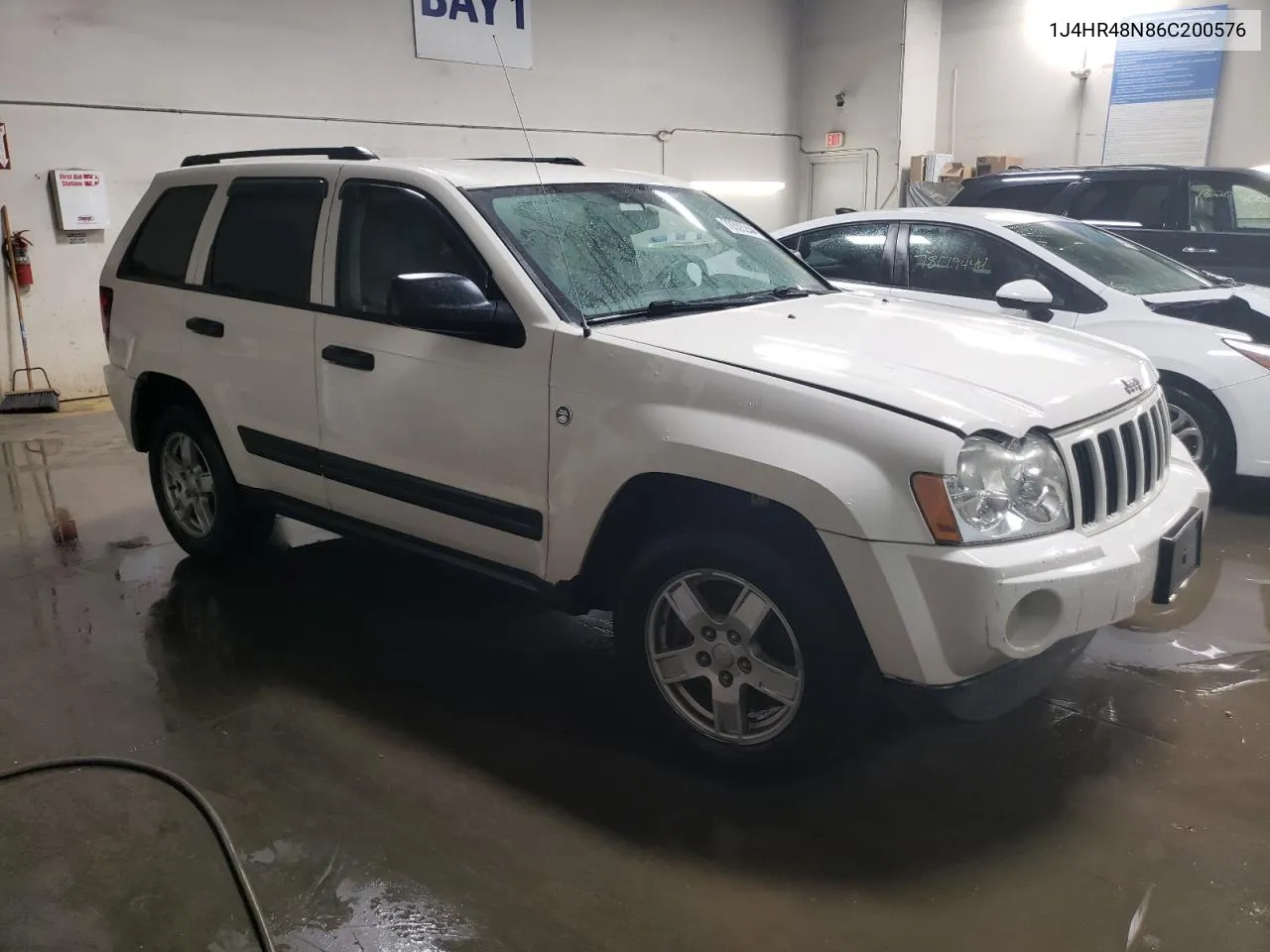 2006 Jeep Grand Cherokee Laredo VIN: 1J4HR48N86C200576 Lot: 78506244