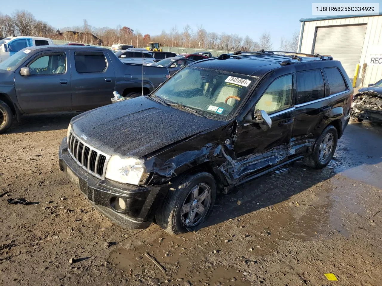 2006 Jeep Grand Cherokee Overland VIN: 1J8HR68256C334929 Lot: 79450964