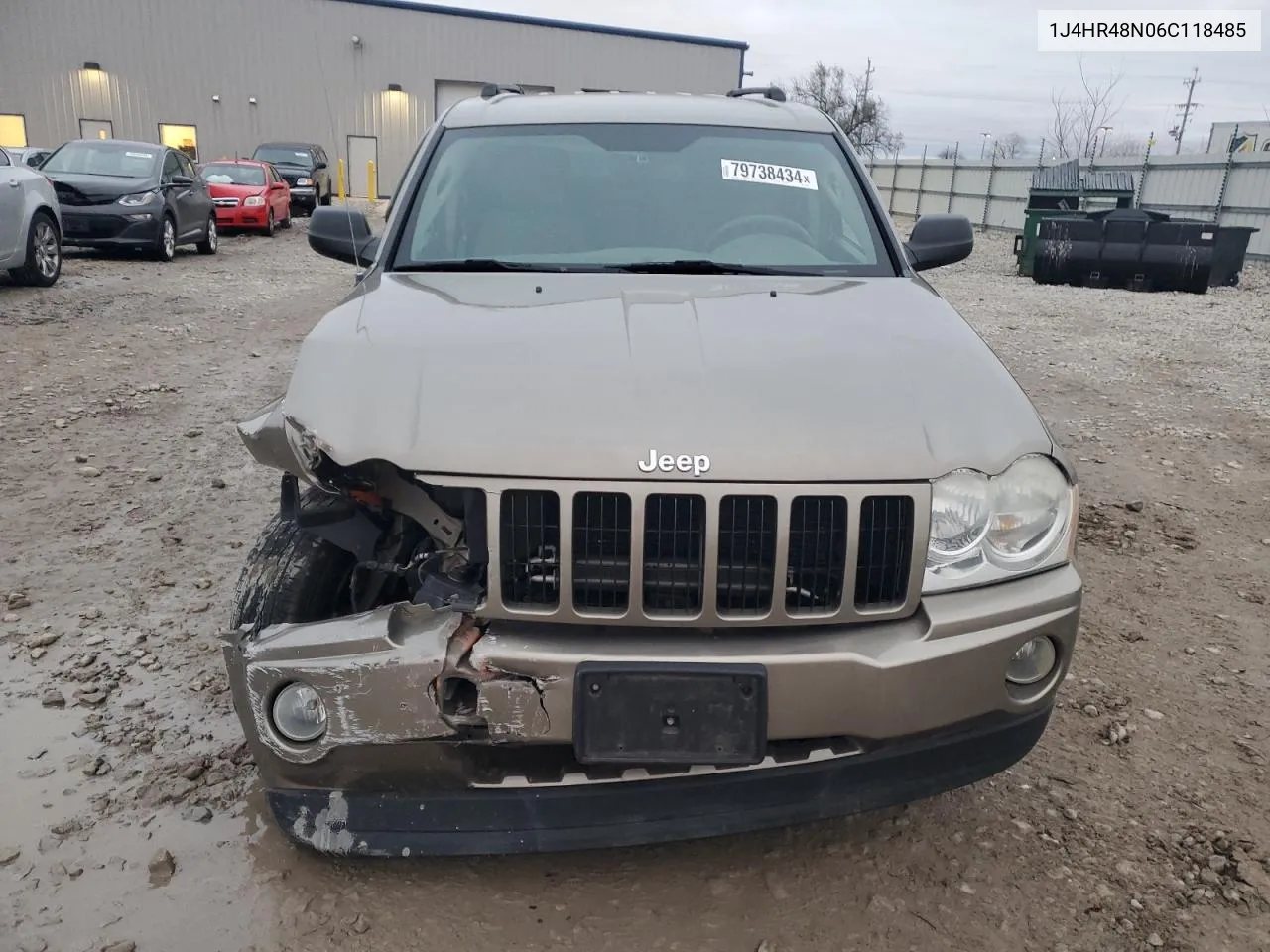 2006 Jeep Grand Cherokee Laredo VIN: 1J4HR48N06C118485 Lot: 79738434