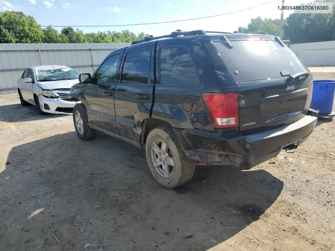 1J8GS48K37C616380 2007 Jeep Grand Cherokee Laredo