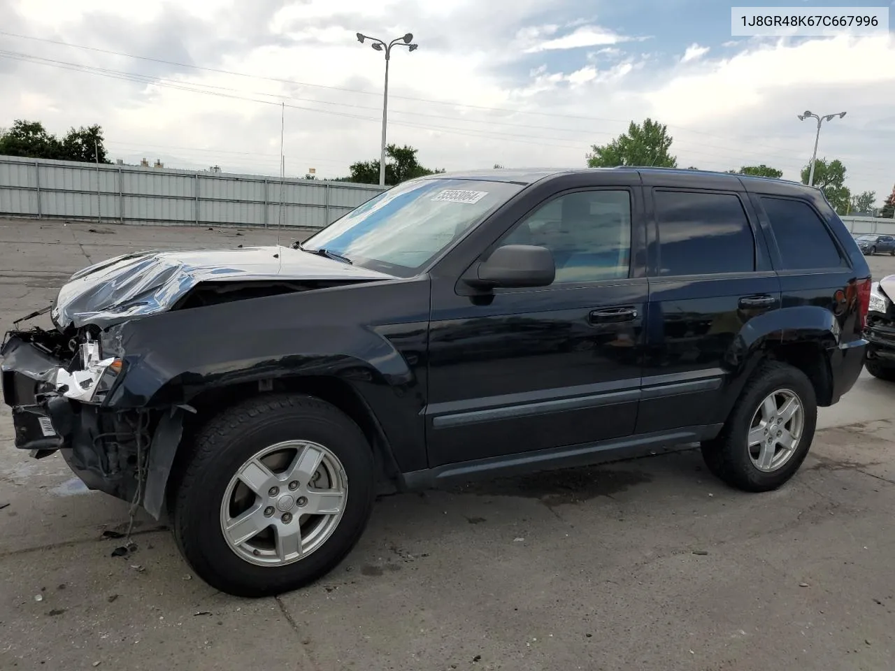 2007 Jeep Grand Cherokee Laredo VIN: 1J8GR48K67C667996 Lot: 55953064