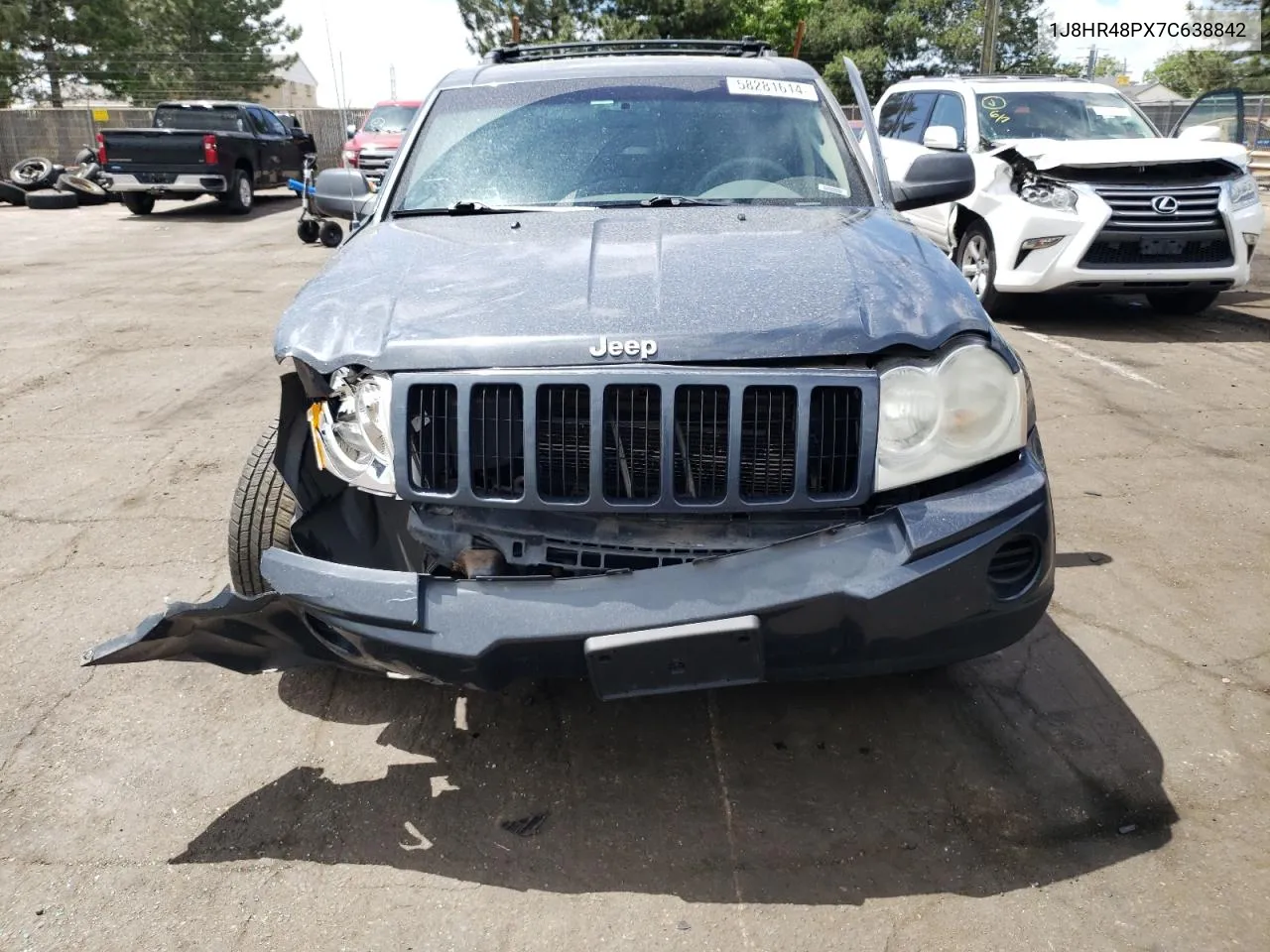 1J8HR48PX7C638842 2007 Jeep Grand Cherokee Laredo