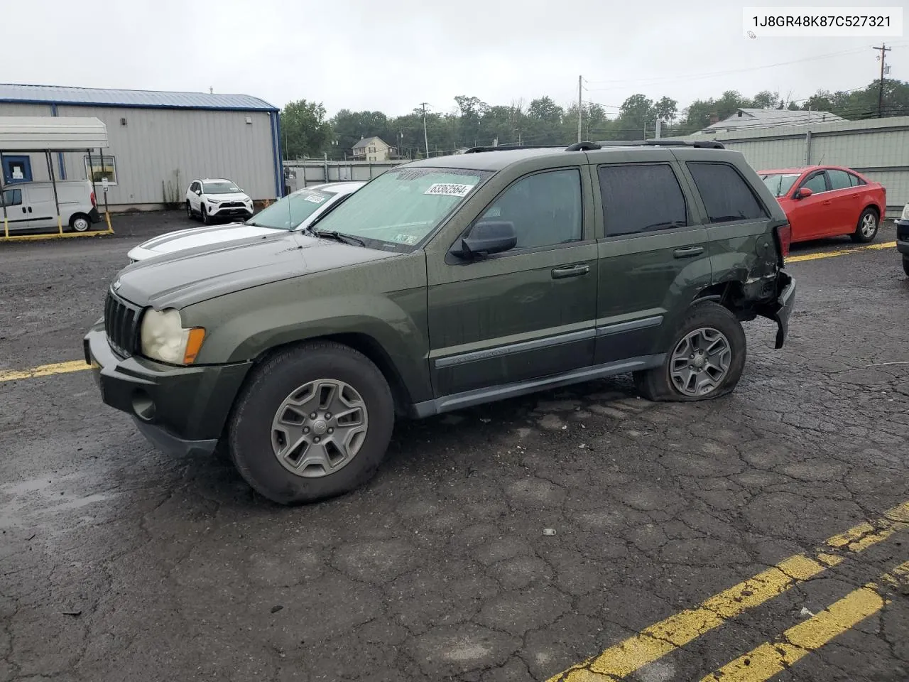 2007 Jeep Grand Cherokee Laredo VIN: 1J8GR48K87C527321 Lot: 63362564