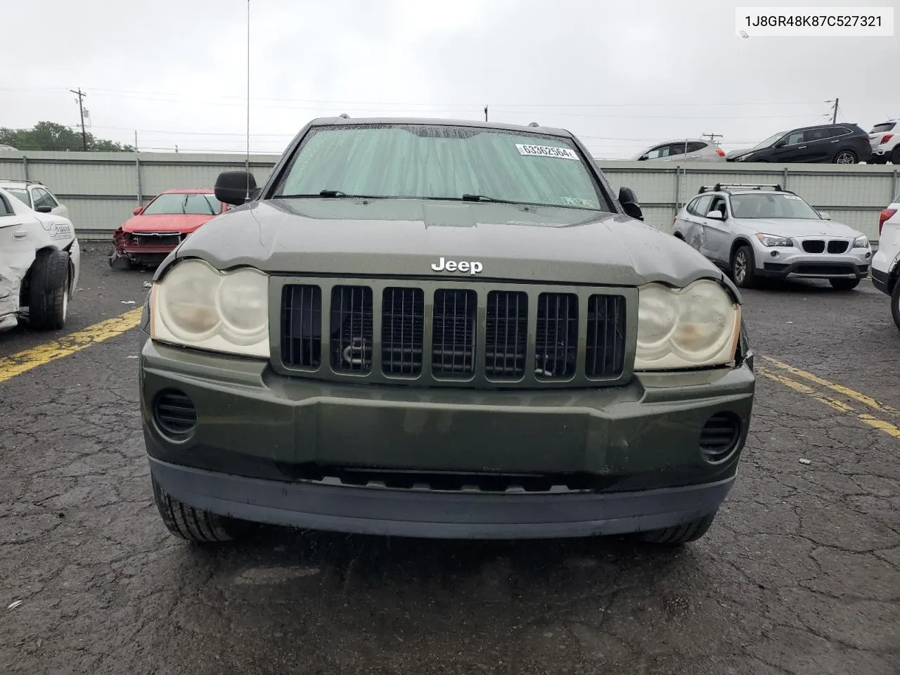 1J8GR48K87C527321 2007 Jeep Grand Cherokee Laredo