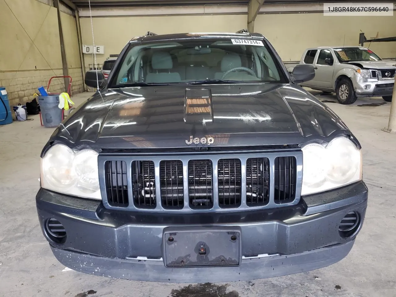 2007 Jeep Grand Cherokee Laredo VIN: 1J8GR48K67C596640 Lot: 63747314