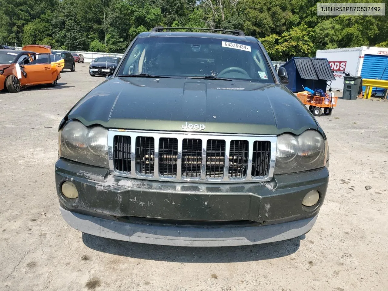 2007 Jeep Grand Cherokee Limited VIN: 1J8HR58P87C532492 Lot: 66336934