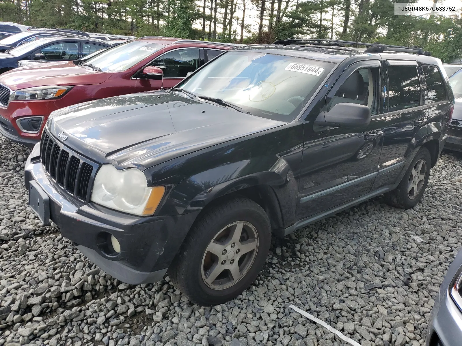 2007 Jeep Grand Cherokee Laredo VIN: 1J8GR48K67C633752 Lot: 66951944