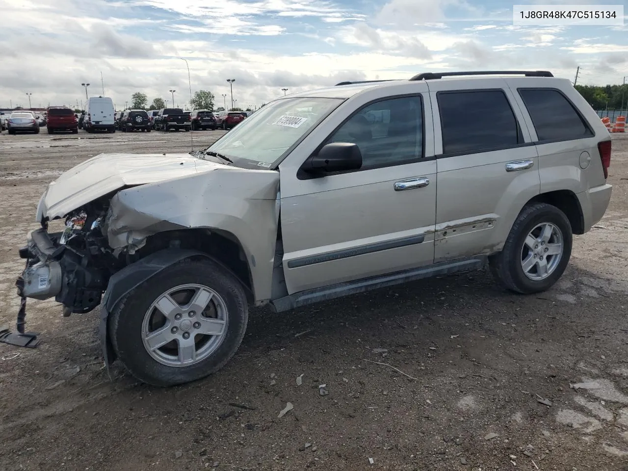 2007 Jeep Grand Cherokee Laredo VIN: 1J8GR48K47C515134 Lot: 67289004