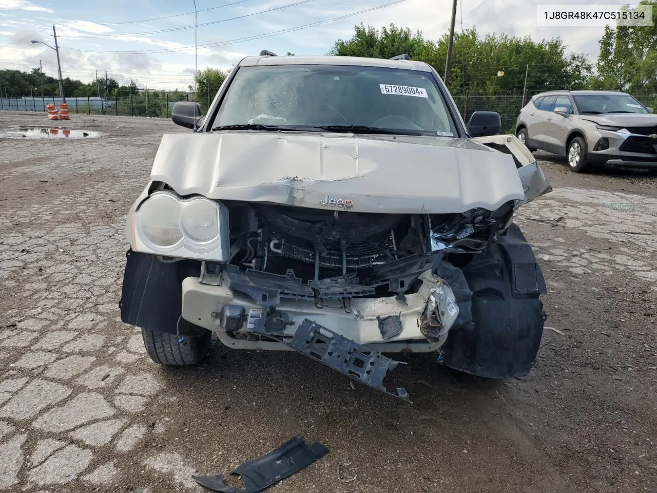 1J8GR48K47C515134 2007 Jeep Grand Cherokee Laredo