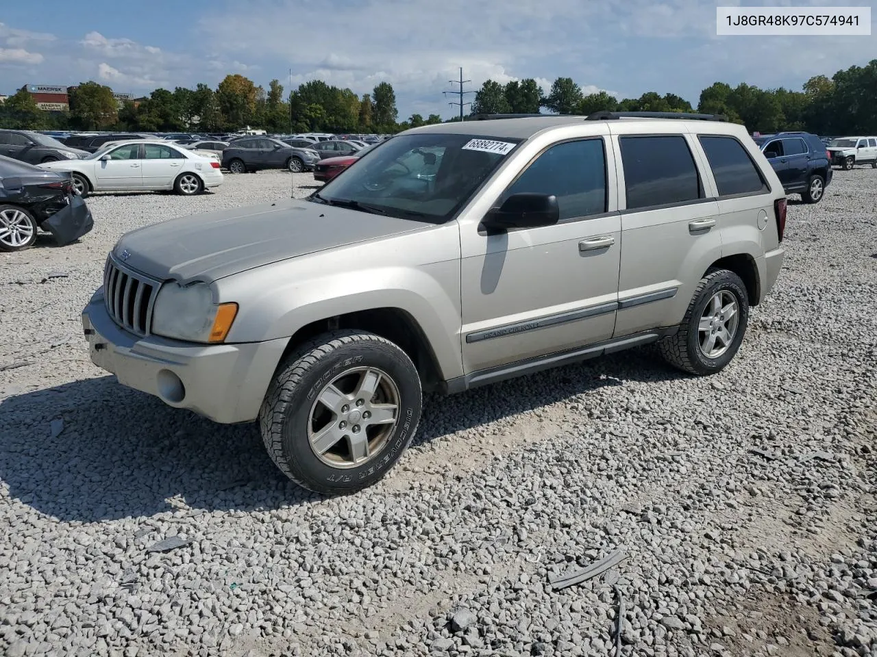 1J8GR48K97C574941 2007 Jeep Grand Cherokee Laredo