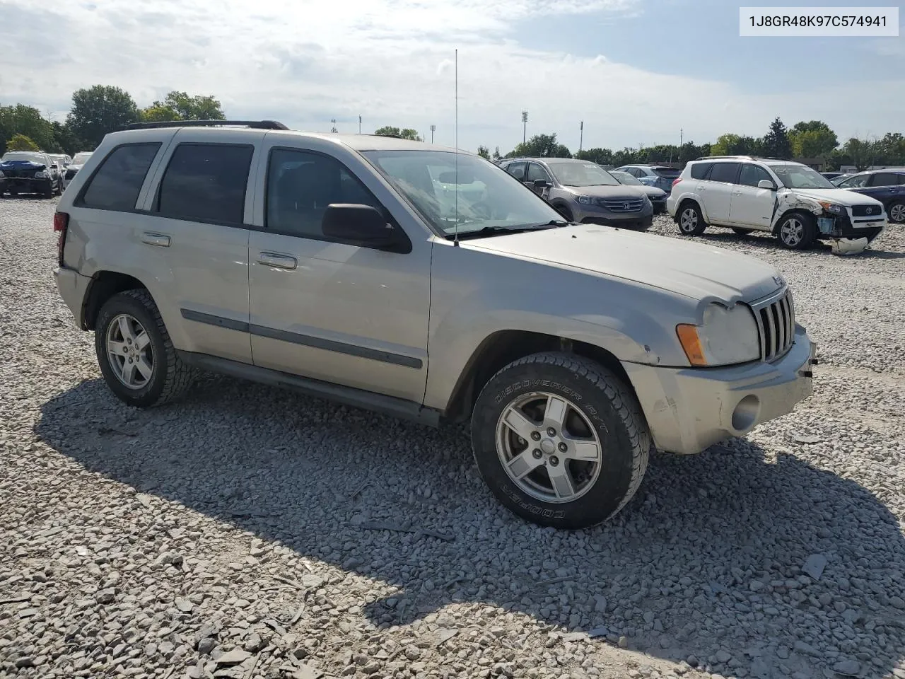 1J8GR48K97C574941 2007 Jeep Grand Cherokee Laredo