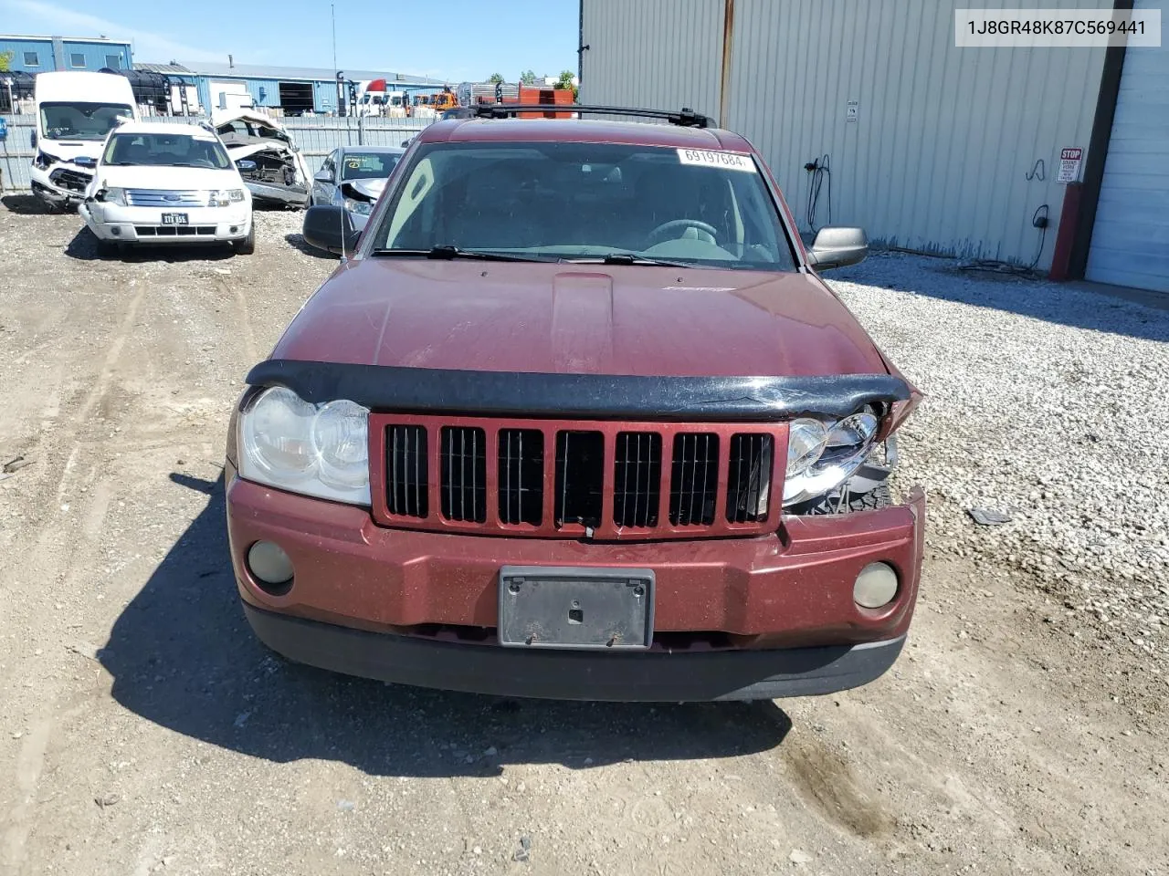 2007 Jeep Grand Cherokee Laredo VIN: 1J8GR48K87C569441 Lot: 69197684