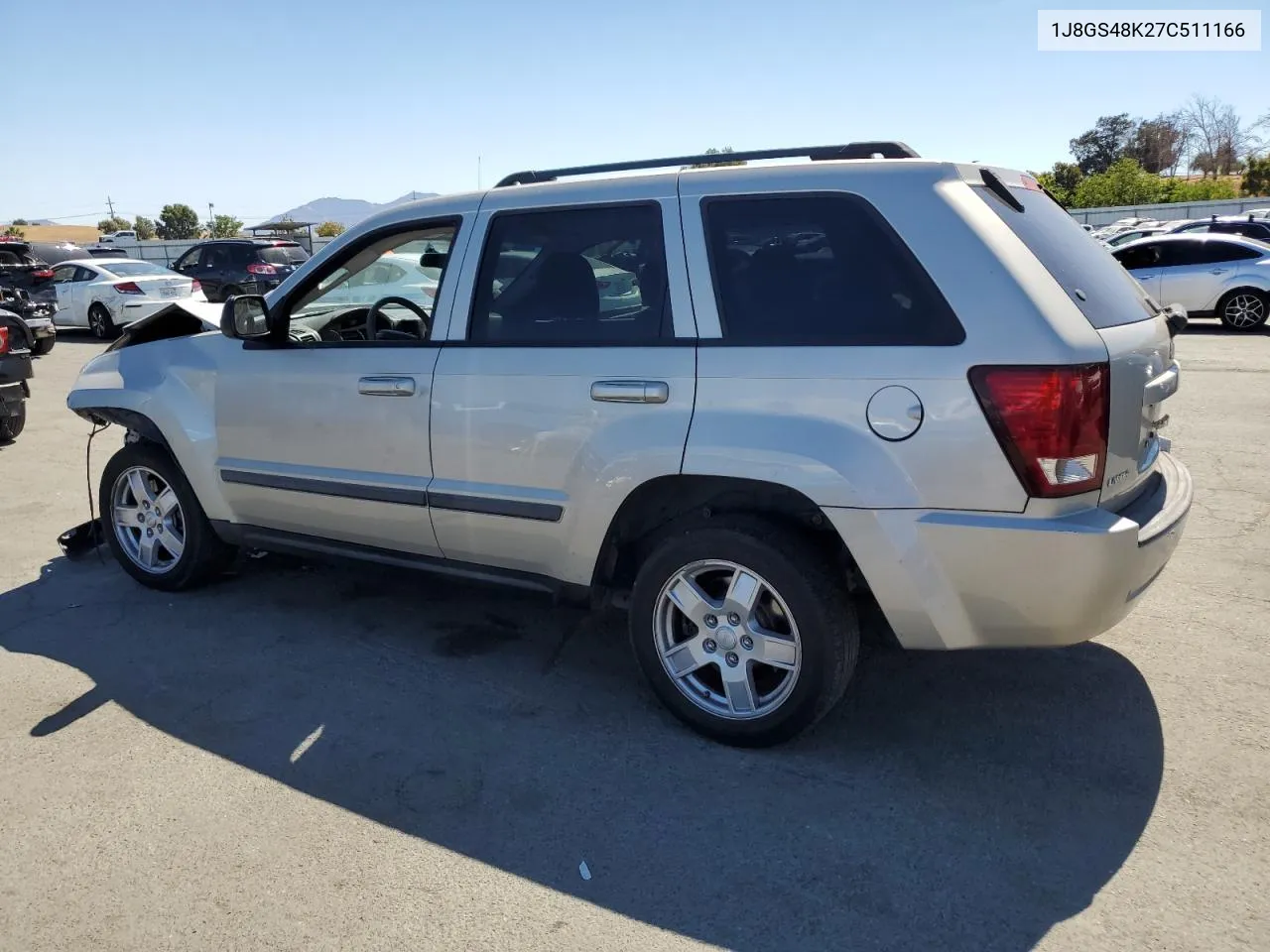 2007 Jeep Grand Cherokee Laredo VIN: 1J8GS48K27C511166 Lot: 71006624