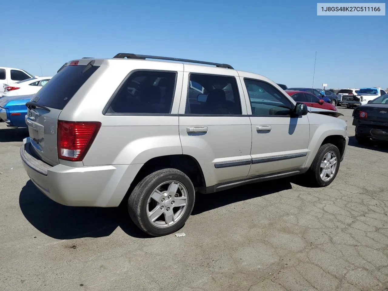 1J8GS48K27C511166 2007 Jeep Grand Cherokee Laredo