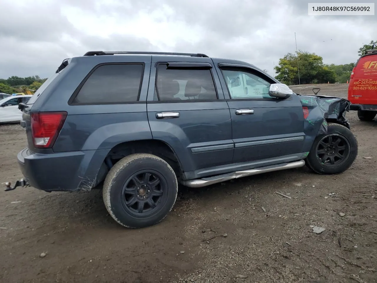 2007 Jeep Grand Cherokee Laredo VIN: 1J8GR48K97C569092 Lot: 71259714