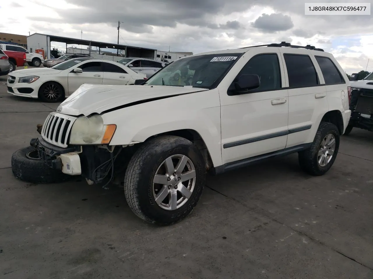 2007 Jeep Grand Cherokee Laredo VIN: 1J8GR48KX7C596477 Lot: 71311114