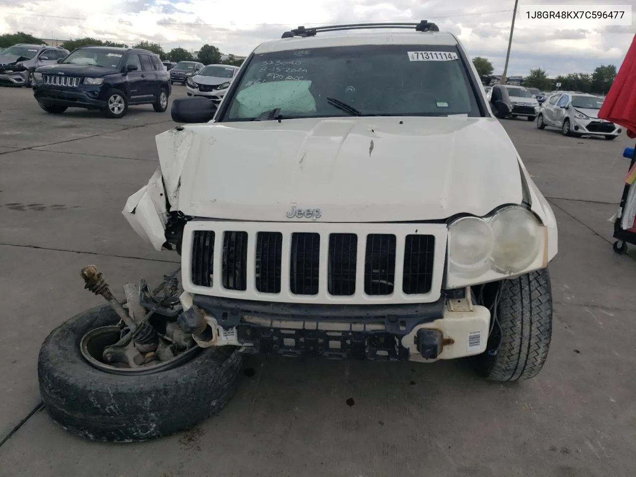 2007 Jeep Grand Cherokee Laredo VIN: 1J8GR48KX7C596477 Lot: 71311114